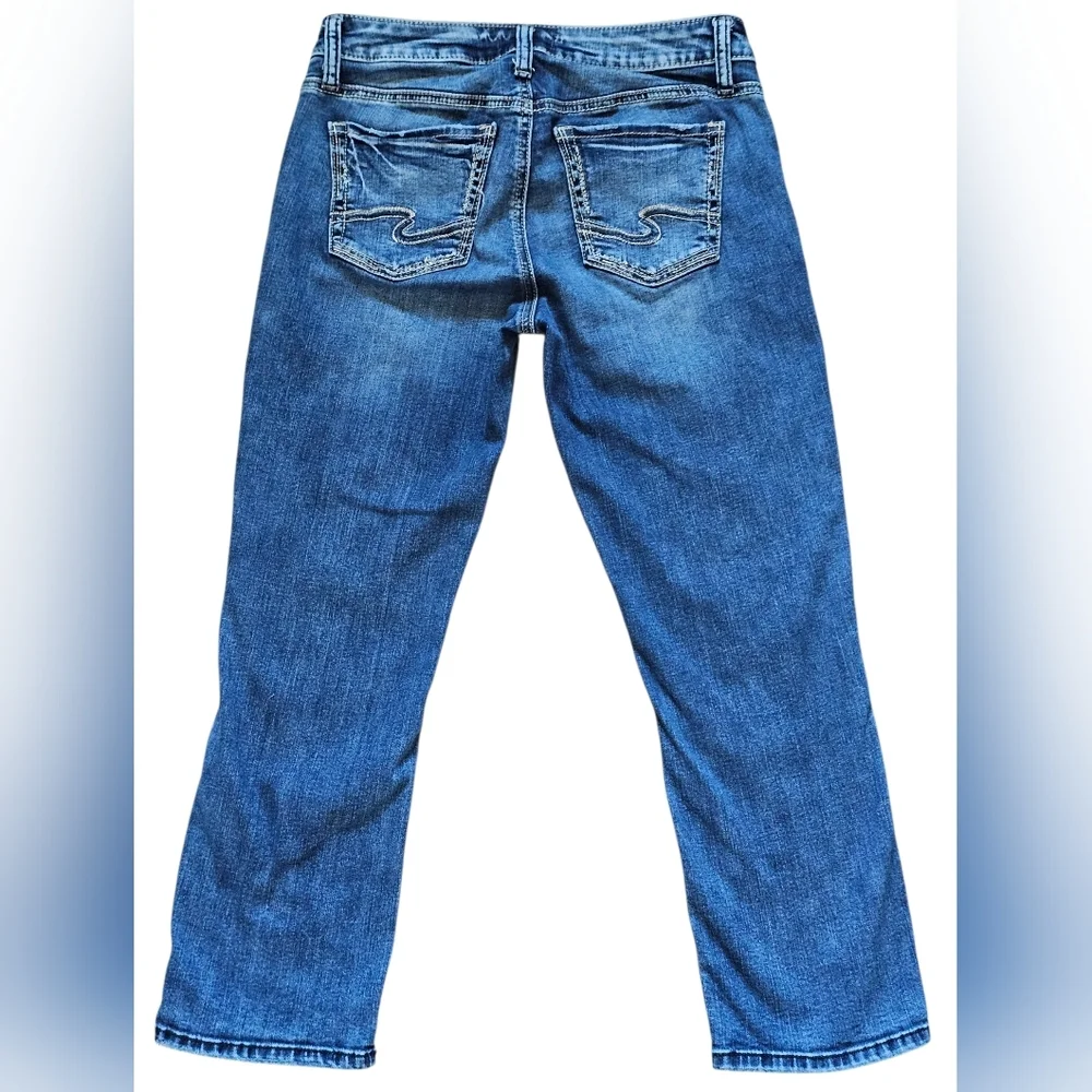 Silver Womens Elyse Capri Jeans - Picture 2 of 7